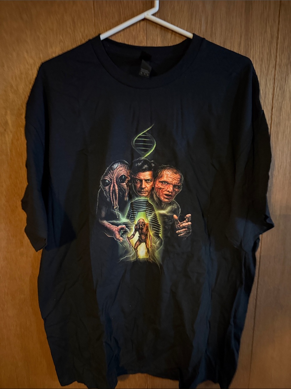 Zobie Fright Black The Fly Horror T-Shirt